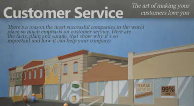 Customer Service banner