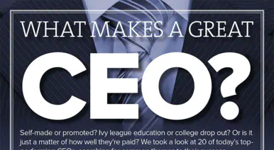 What Makes a Great CEO banner